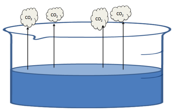 二酸化炭素の逆滴定