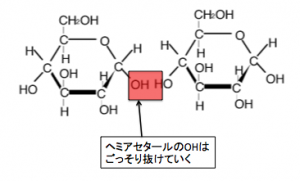 ヘミアセタール,グリコシド結合